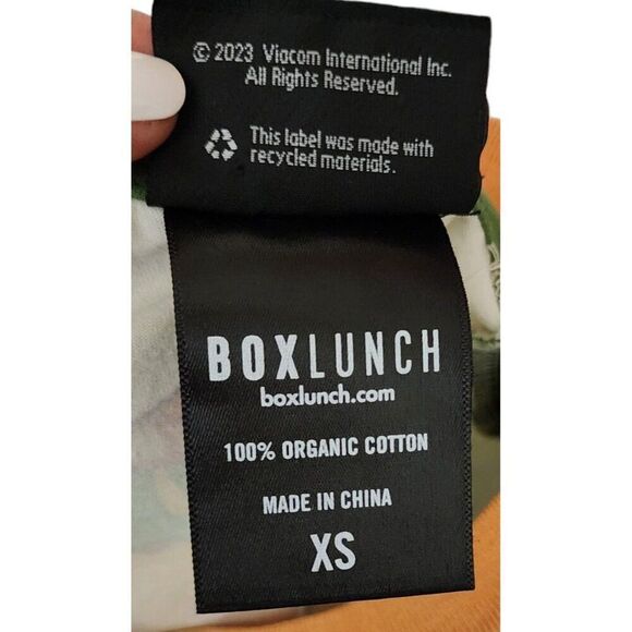 BoxLunch TMNT Teenage Mutant Ninja Turtles Baseball Raglan Tshirt Womens XS Gree - Picture 6 of 7